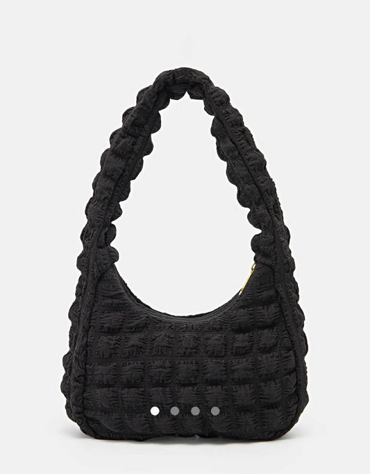 Self Design Shoulder Bag // Black