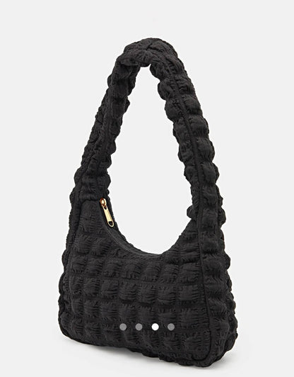 Self Design Shoulder Bag // Black