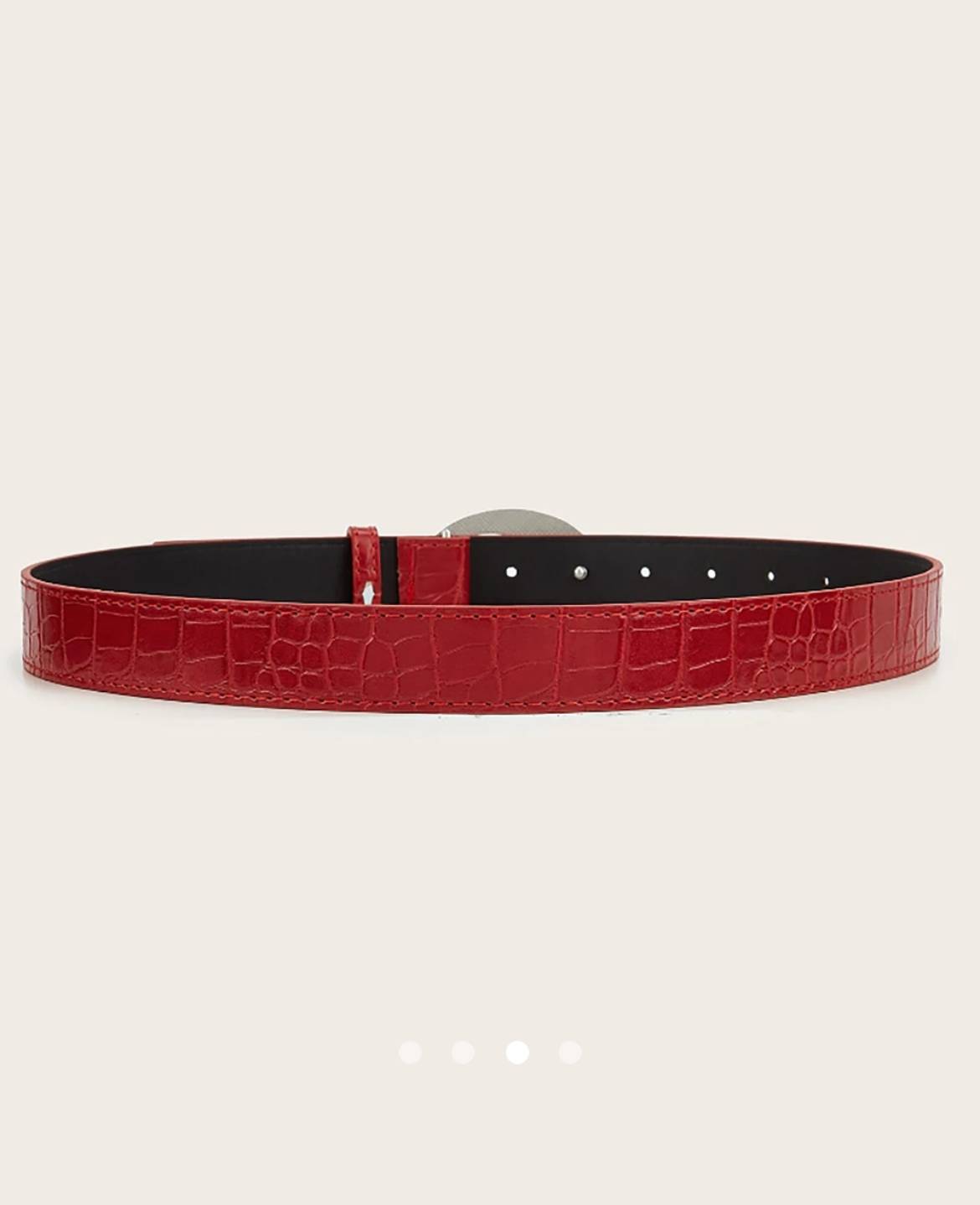 Geometric Belt // Red