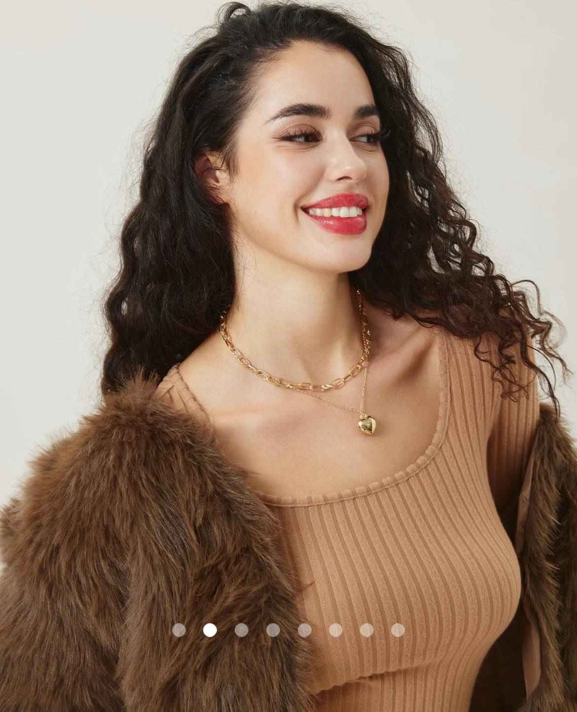 Heart Multi-Layer Necklace // Gold