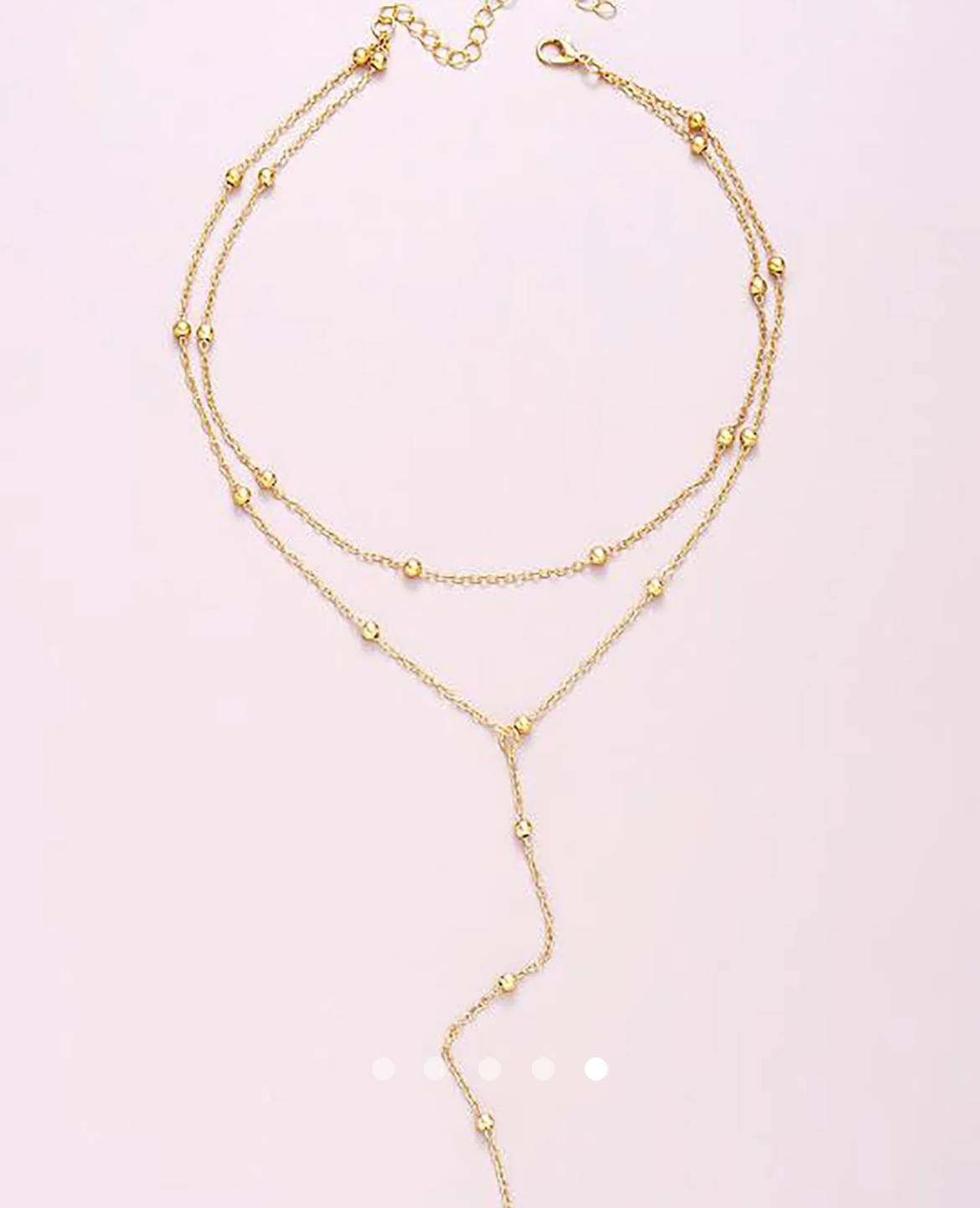 Multi Layer Necklace 002 // Gold