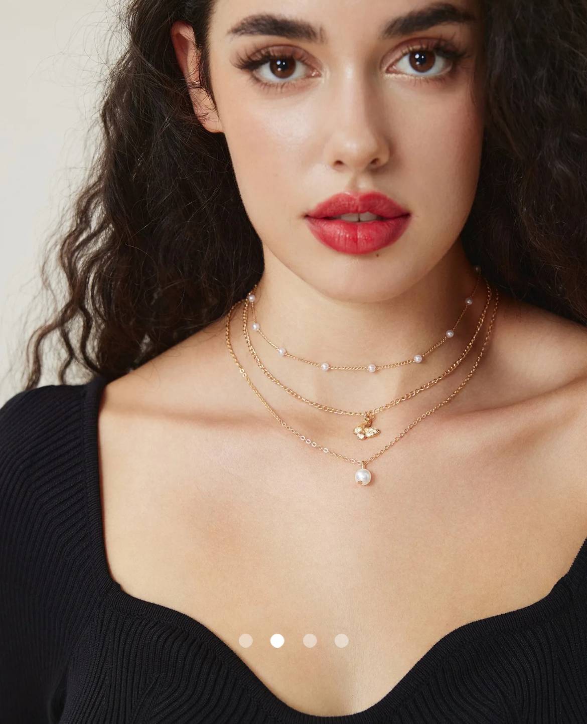 Multi Layer Necklace 003 // Gold