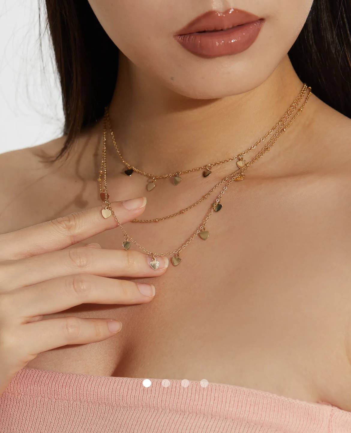 Multi Layer Necklace 001 // Gold