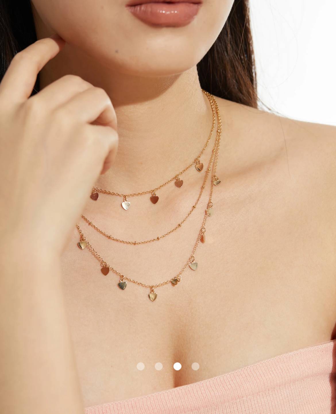 Multi Layer Necklace 001 // Gold