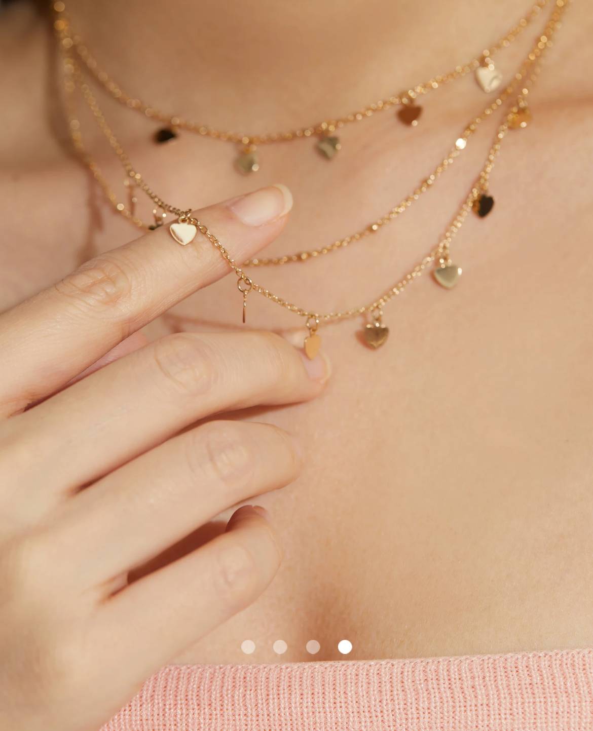 Multi Layer Necklace 001 // Gold