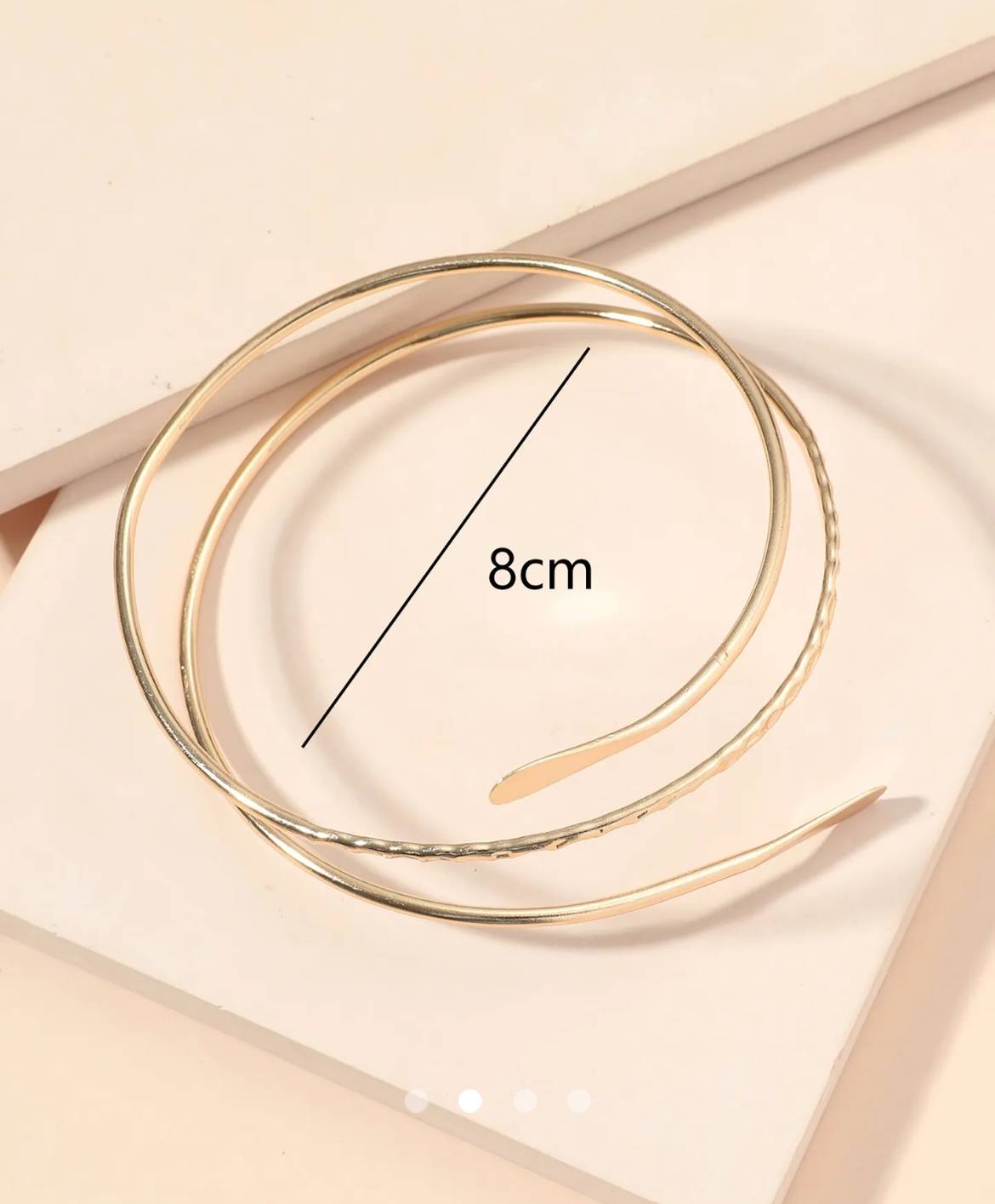 Snake Arm Cuff 002 // Gold
