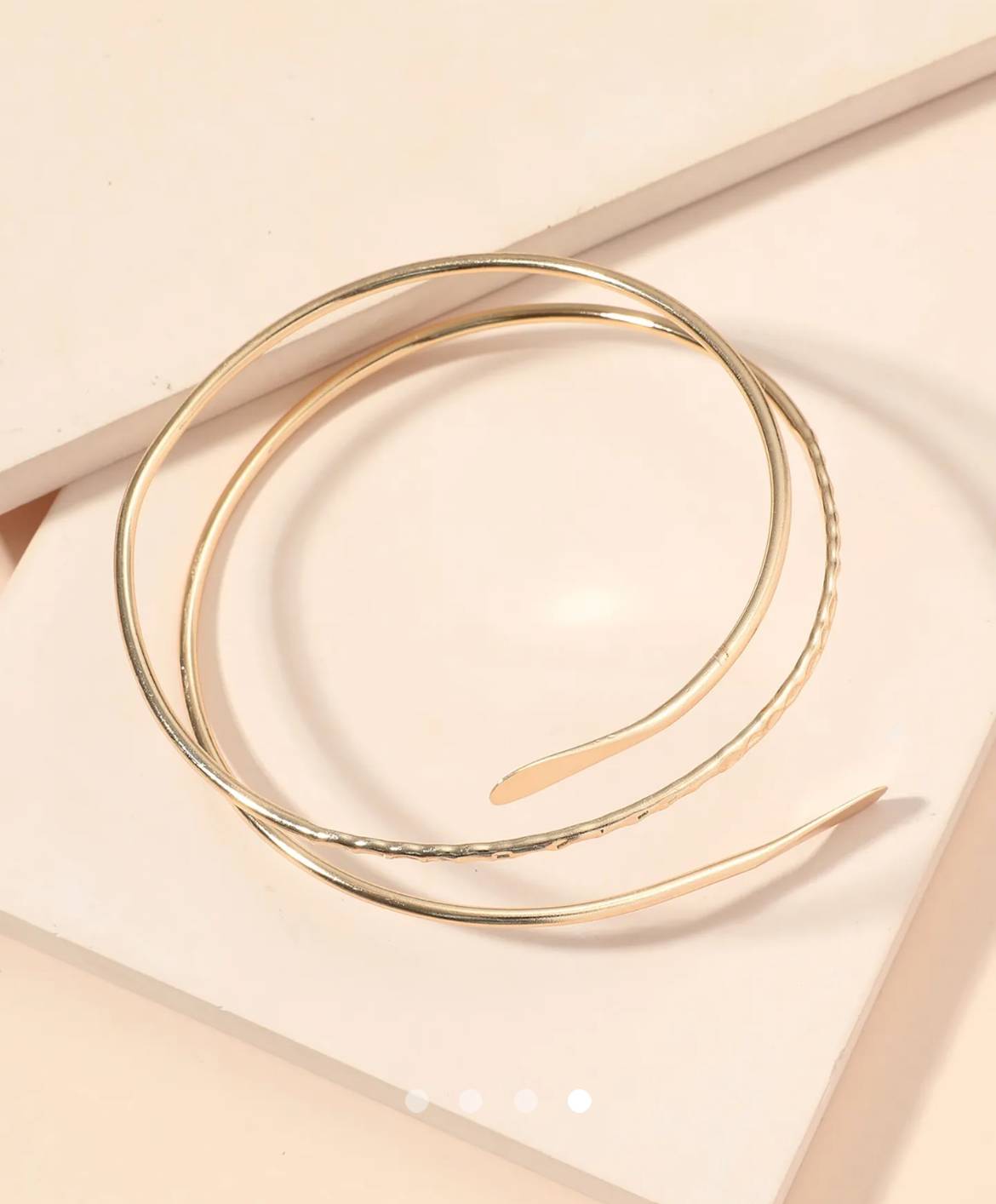 Snake Arm Cuff 002 // Gold