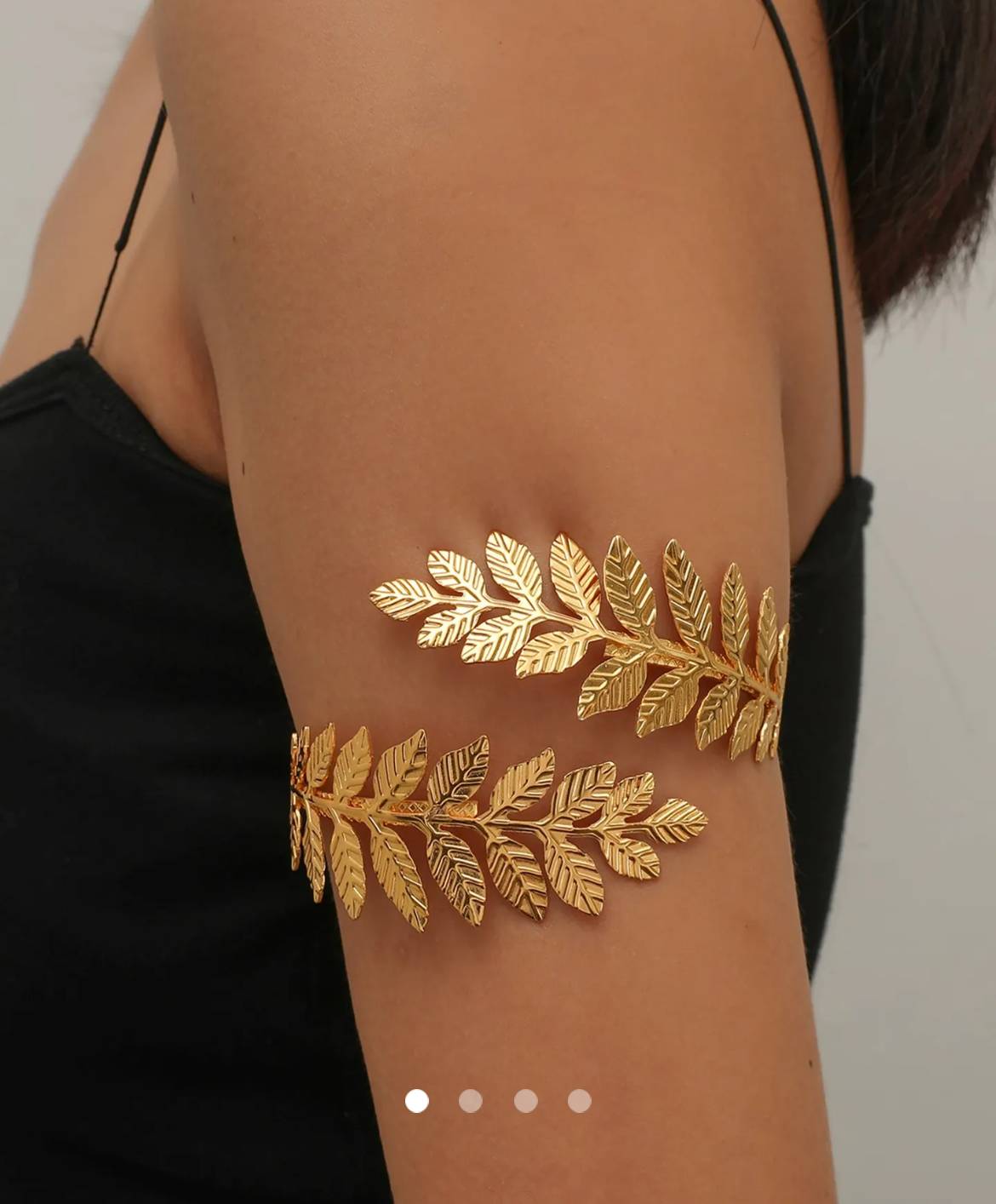 Leaf Arm Cuff 002 // Gold