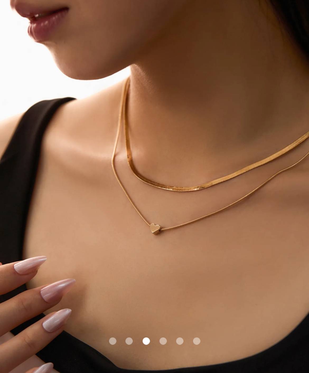 Multi Layer Necklace 004 // Gold