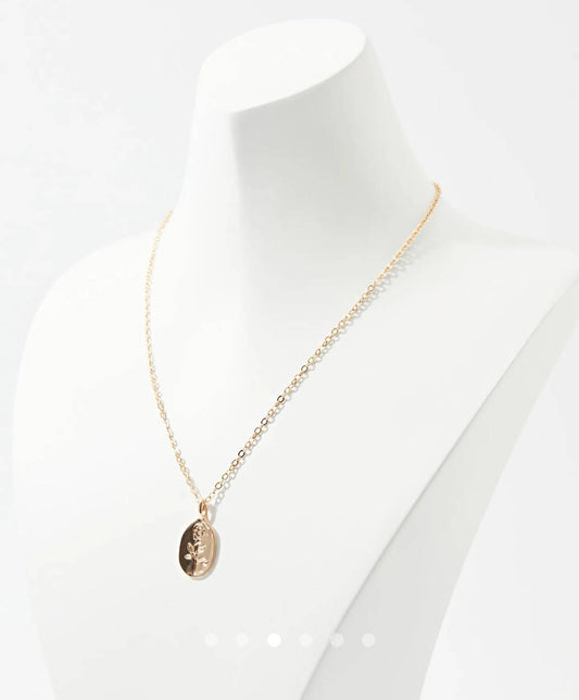 Rose Necklace // Gold