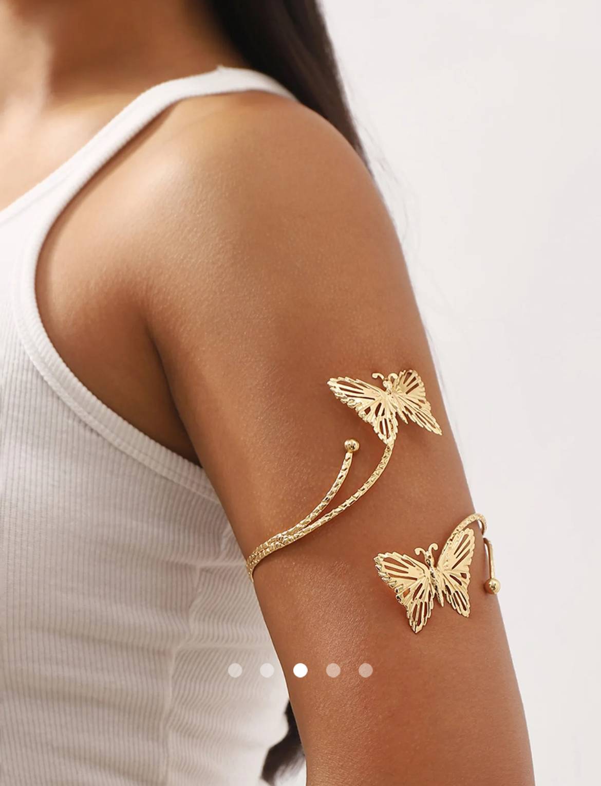 Wings Arm Cuff // Gold