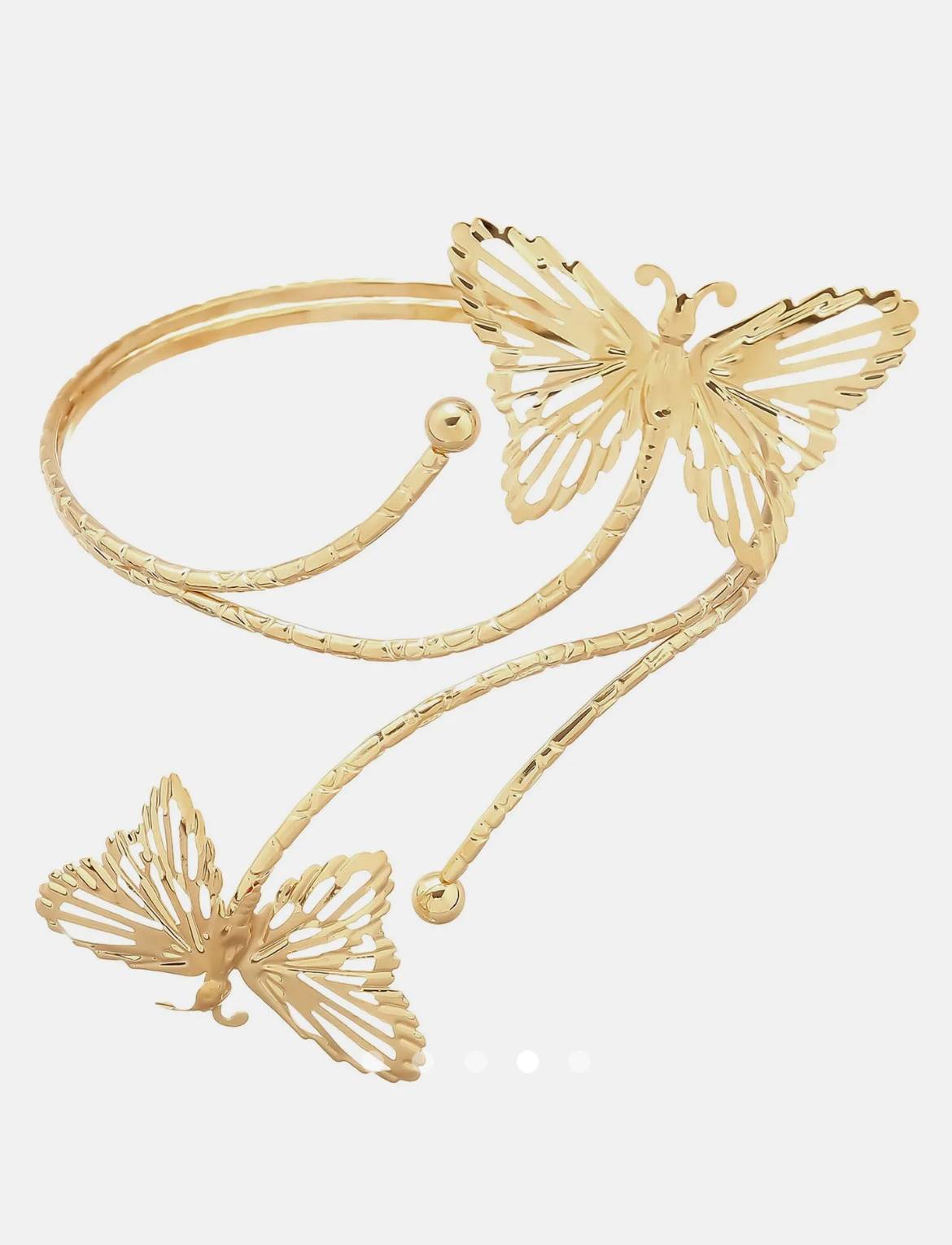 Wings Arm Cuff // Gold