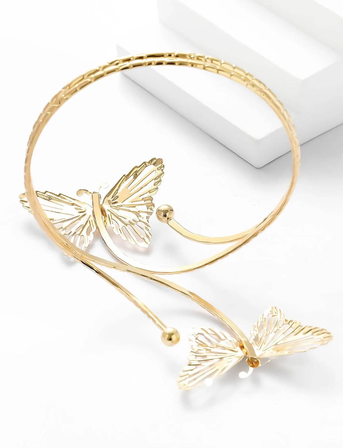 Wings Arm Cuff // Gold