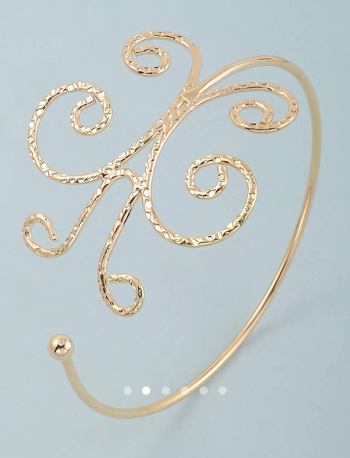 Geometric Arm Cuff 003 // Gold