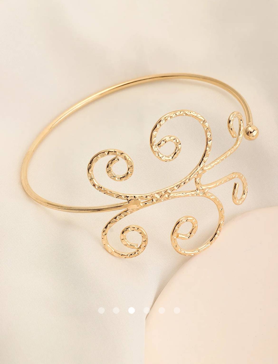 Geometric Arm Cuff 003 // Gold