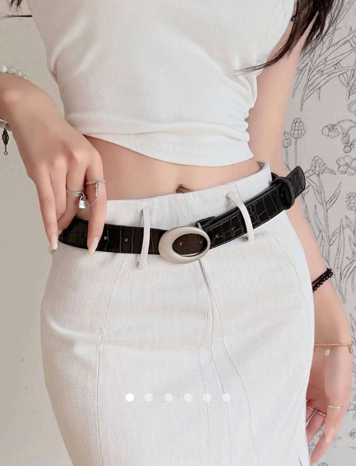 Geometric Belt // Black