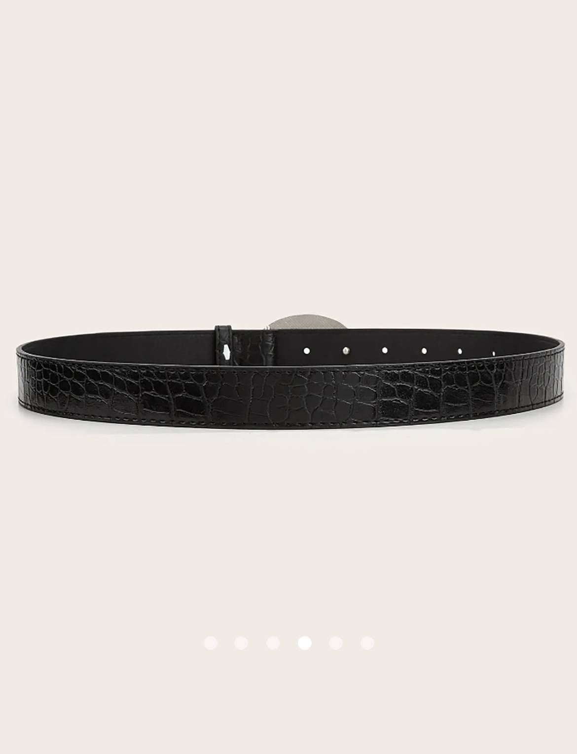Geometric Belt // Black