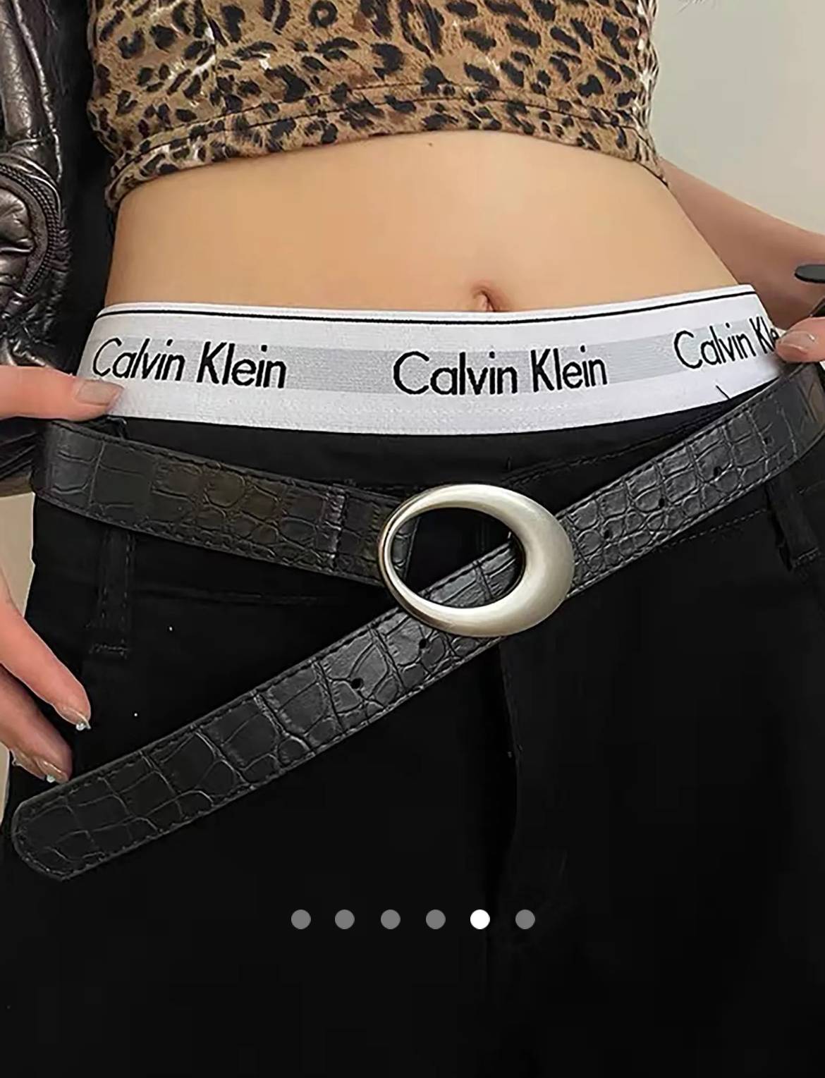 Geometric Belt // Black