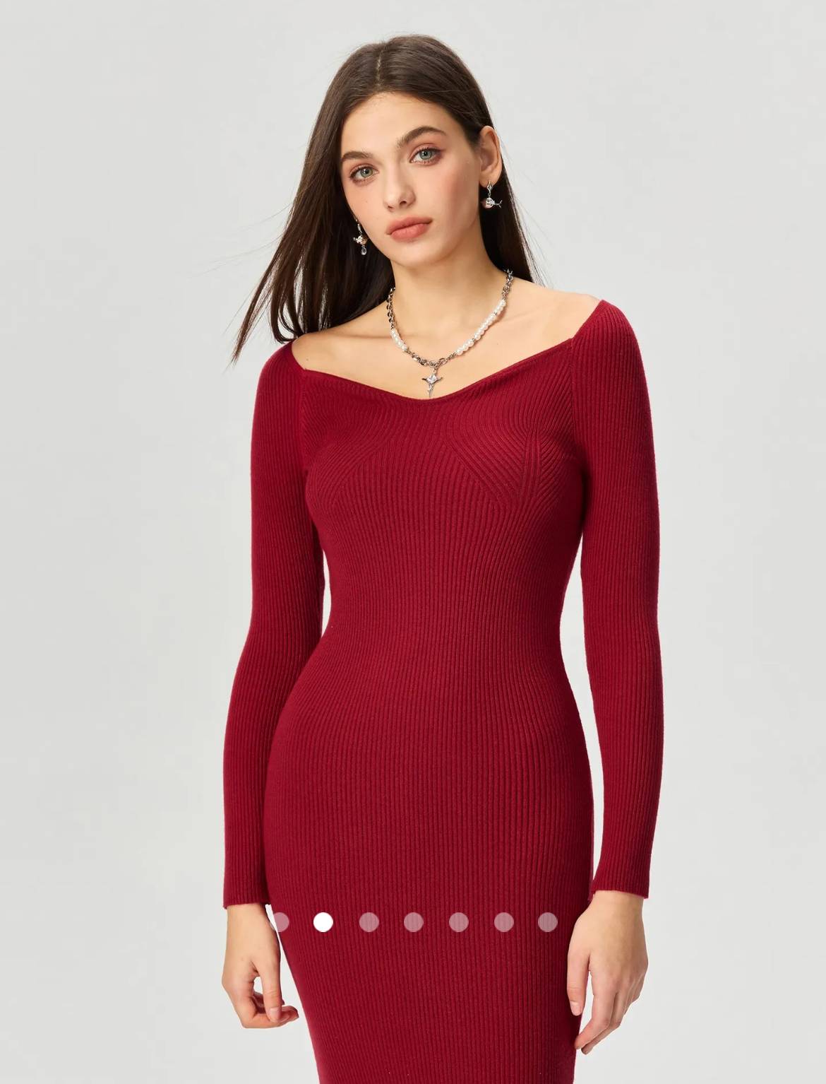 Knit Dress 002 // Red
