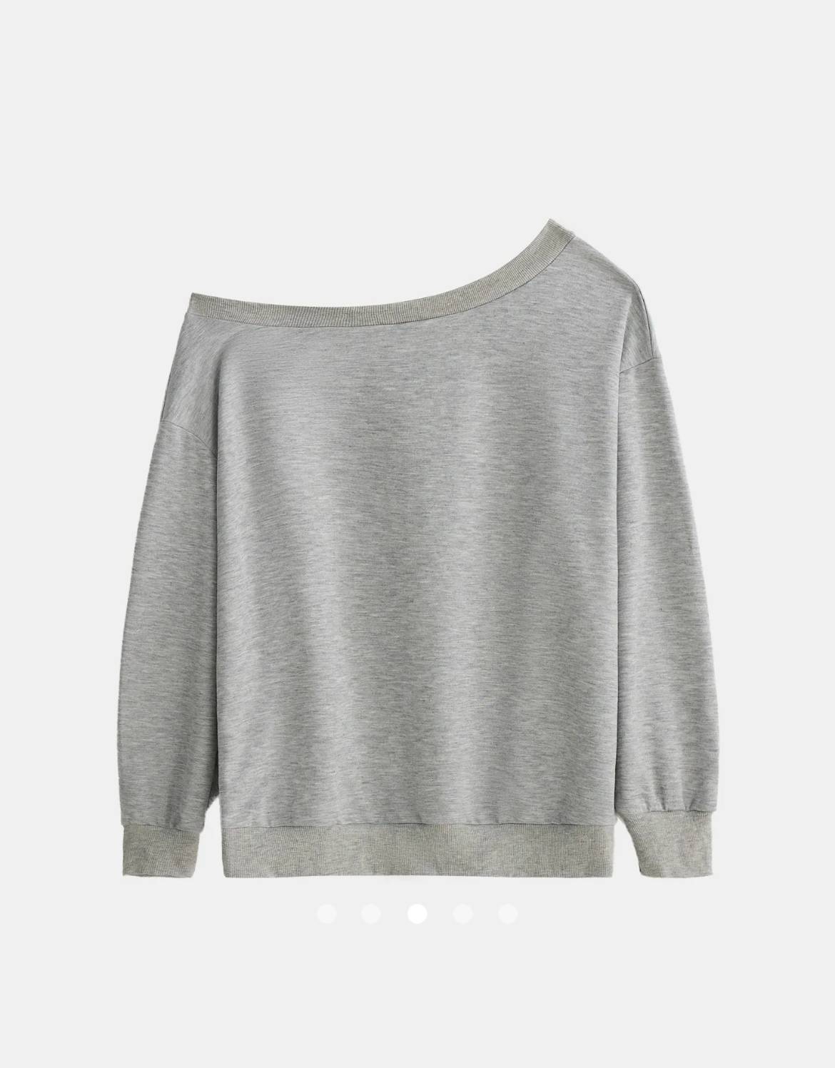 Printed Pullover Sweatshirt // Light Grey