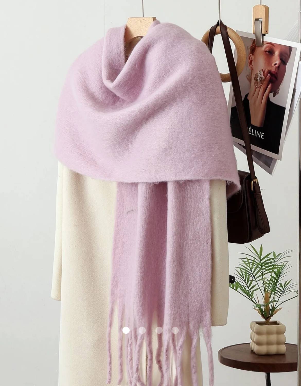 Fringe Scarf // Lavender