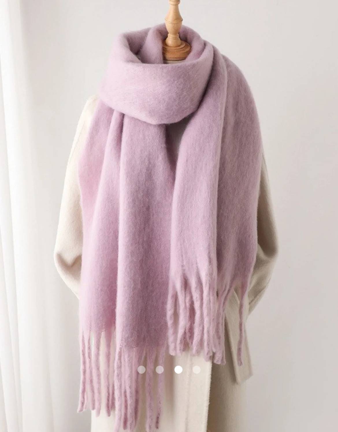 Fringe Scarf // Lavender