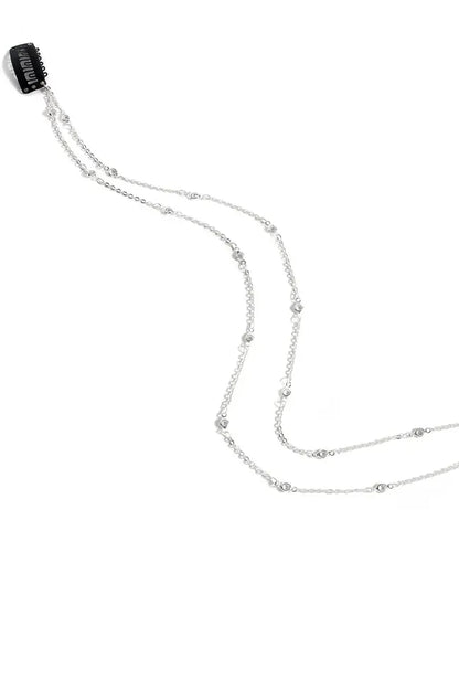 NEWME Dainty Set Of 3 Hair Clips // Silver