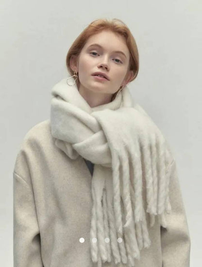 Solid Scarf // White
