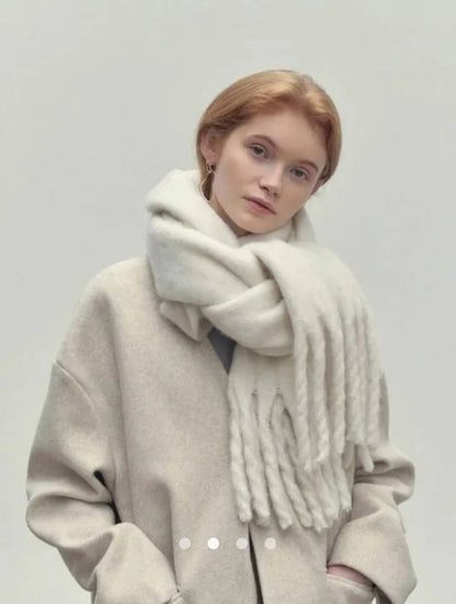 Solid Scarf // White