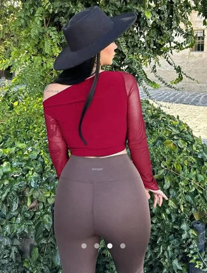 Gathered Top 002 // Burgundy