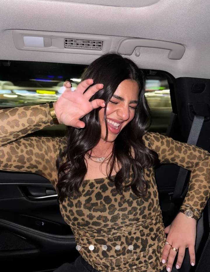 Leopard Mesh Top // Brown