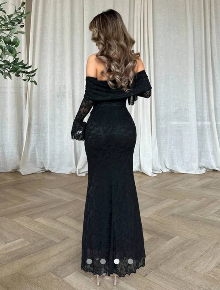 Sheer Bodycon Dress // Black