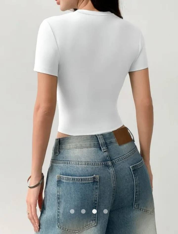 Silky Handfeel Basic Tee // White