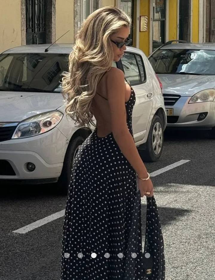 Scarf Cocktail Dress // Black