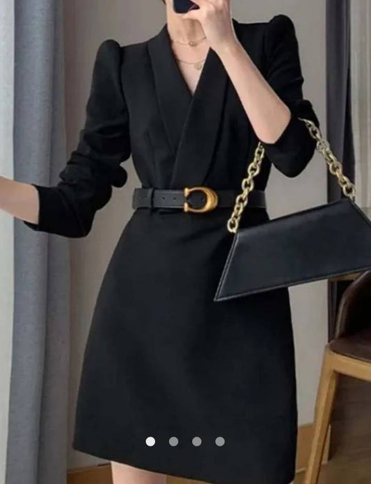 Metal Detail Belt 002 // Black