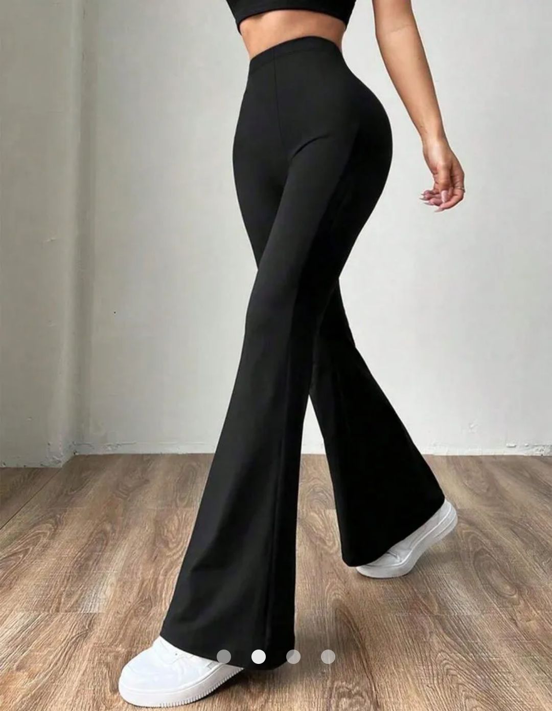 Flare Leg Pants // Black