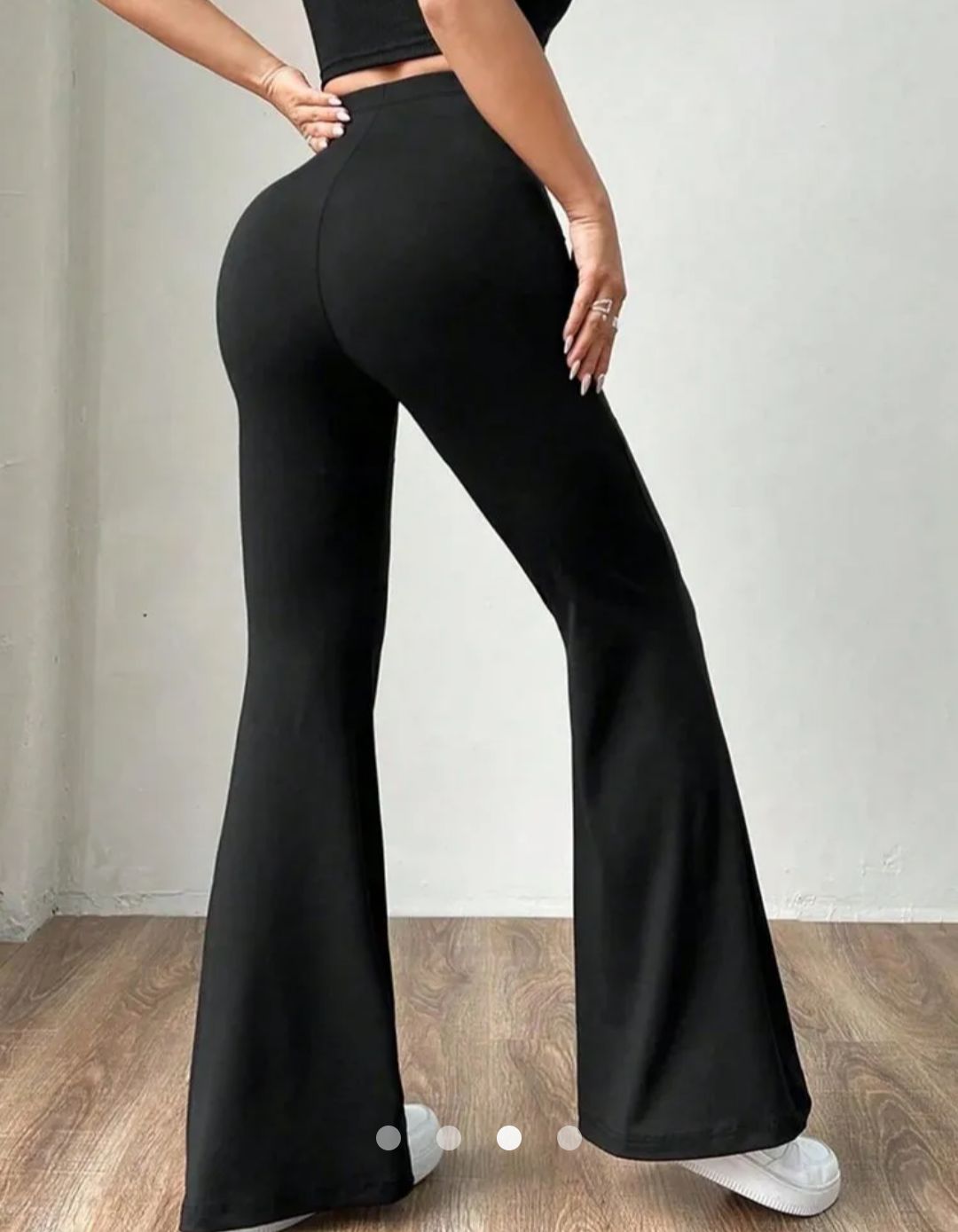 Flare Leg Pants // Black