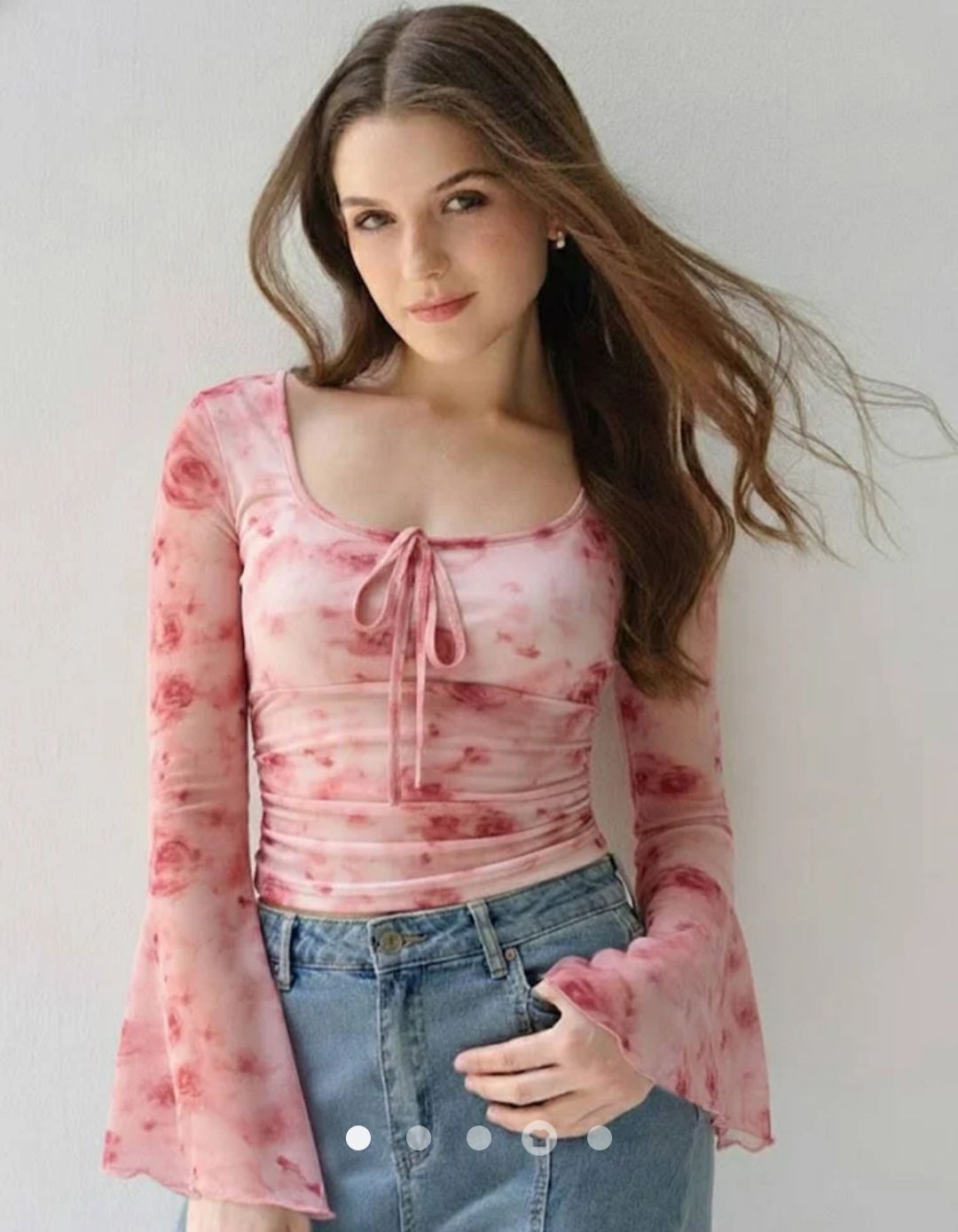 Gathered Top // Pink