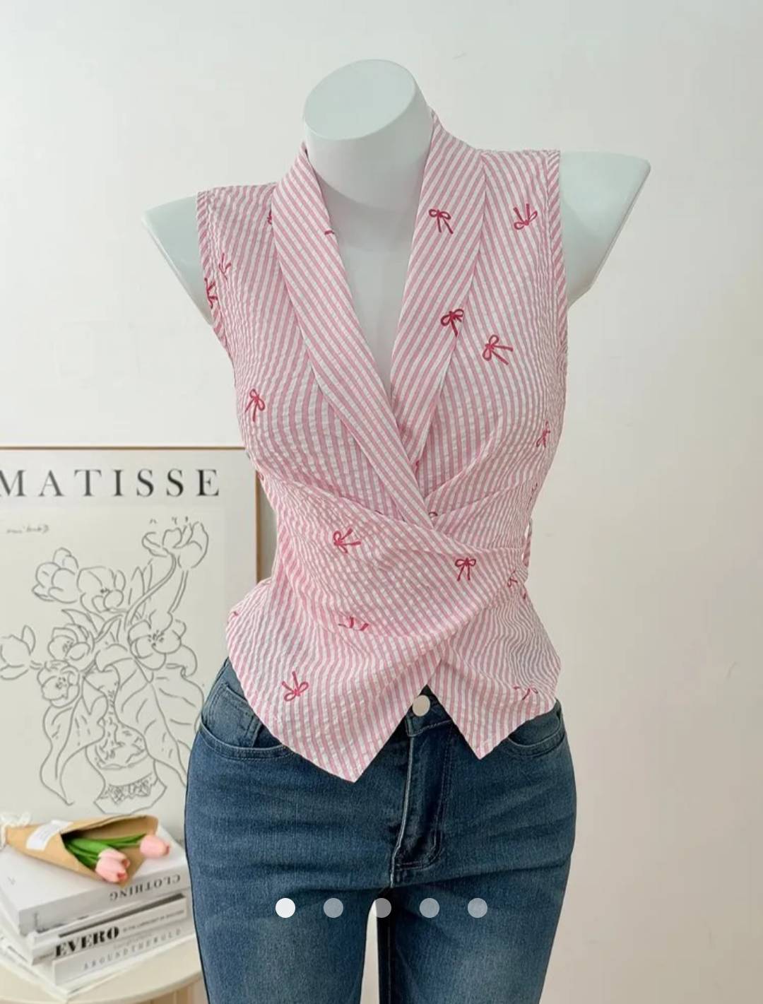 Wraped Tank Top // Pink