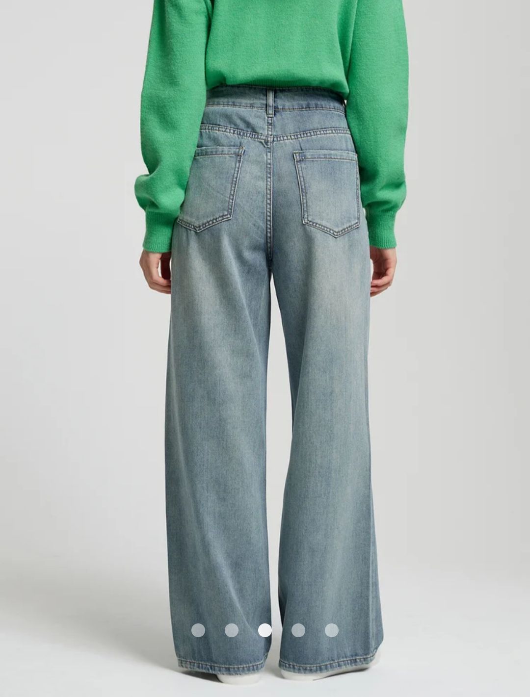 High Waist Straight Leg Jeans 002 // Light Blue