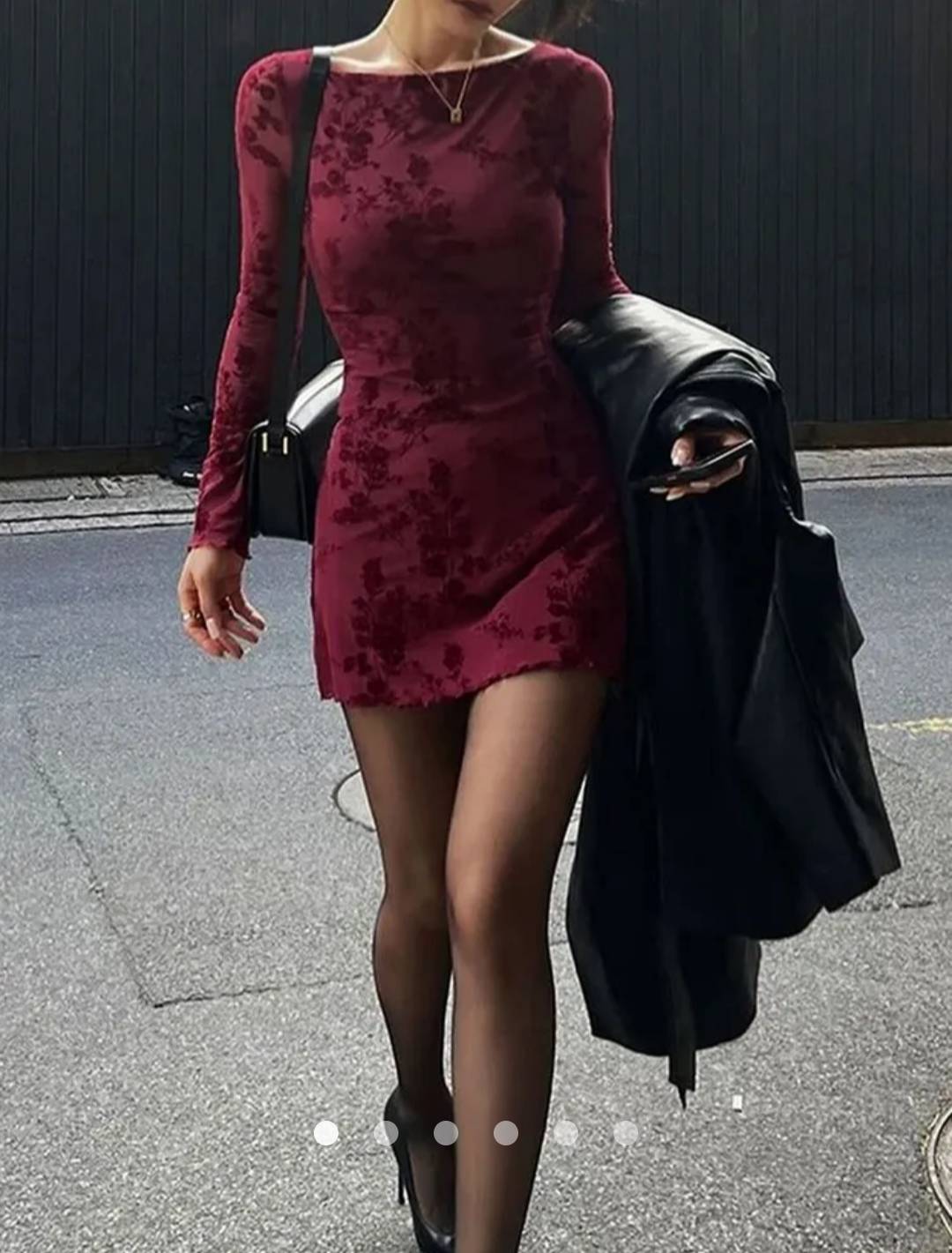 Bodycon Dress // Rich Red