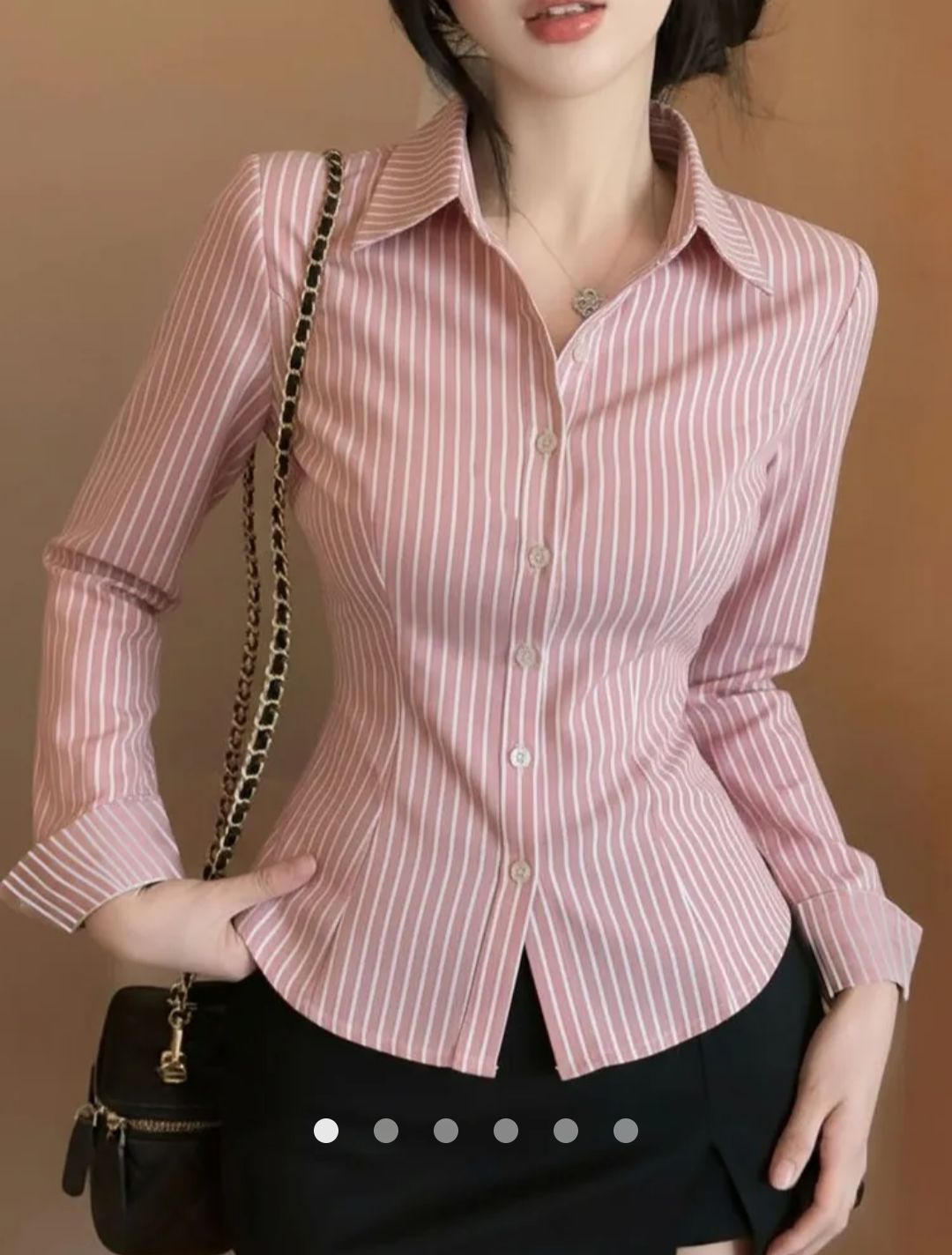 Back Lace Up Placket Shirt // Canyon Red