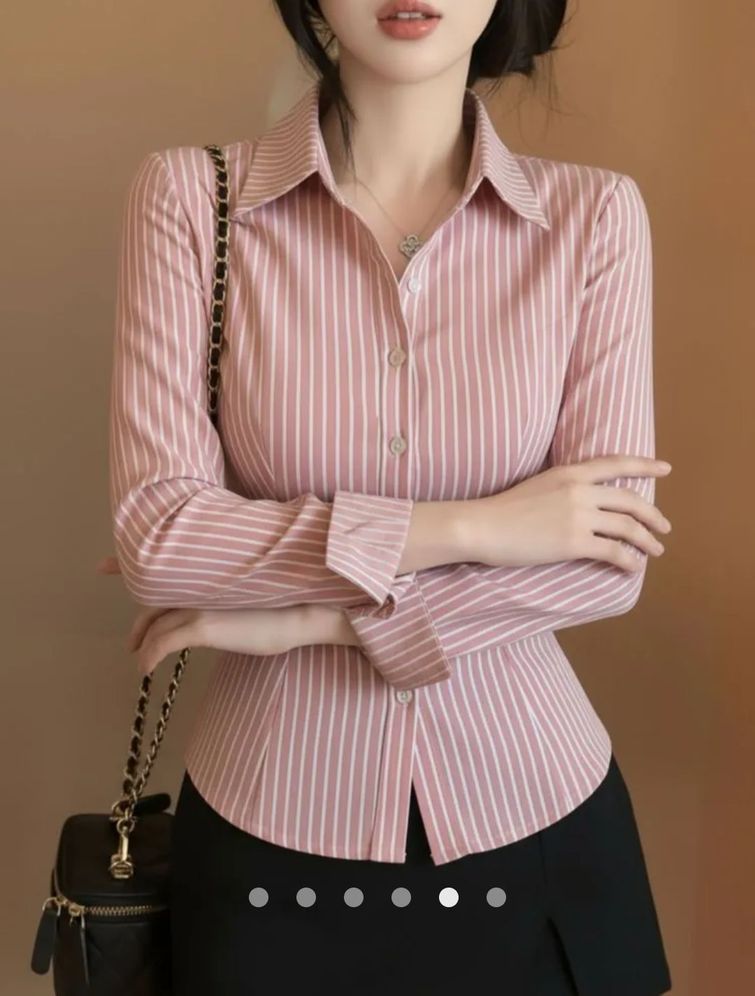 Back Lace Up Placket Shirt // Canyon Red