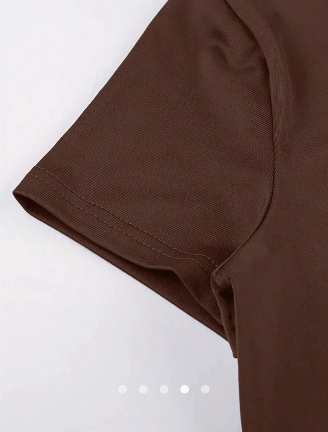 Printed Pullover T-Shirt // Brown