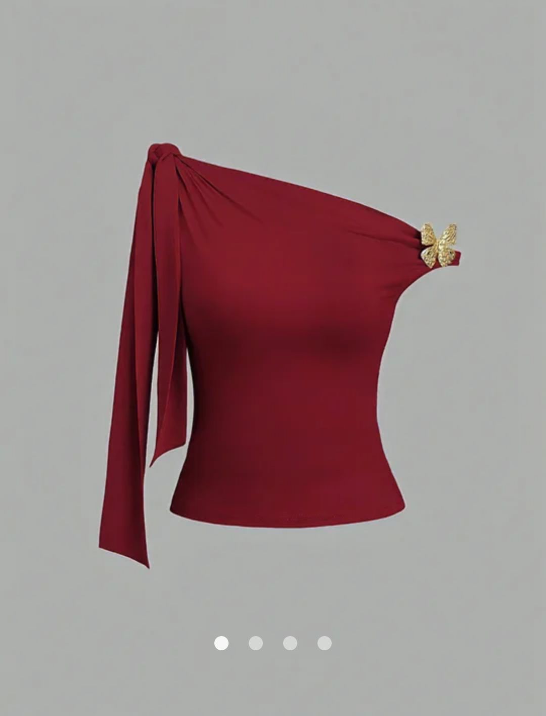 Knotted Tank Top // Burgundy