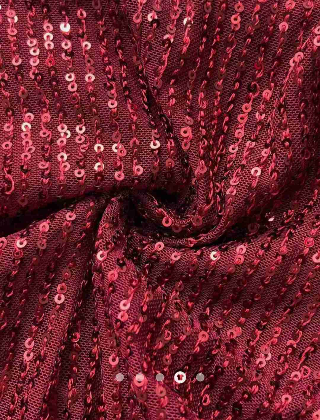 Sequins Tube Dress // Burgundy