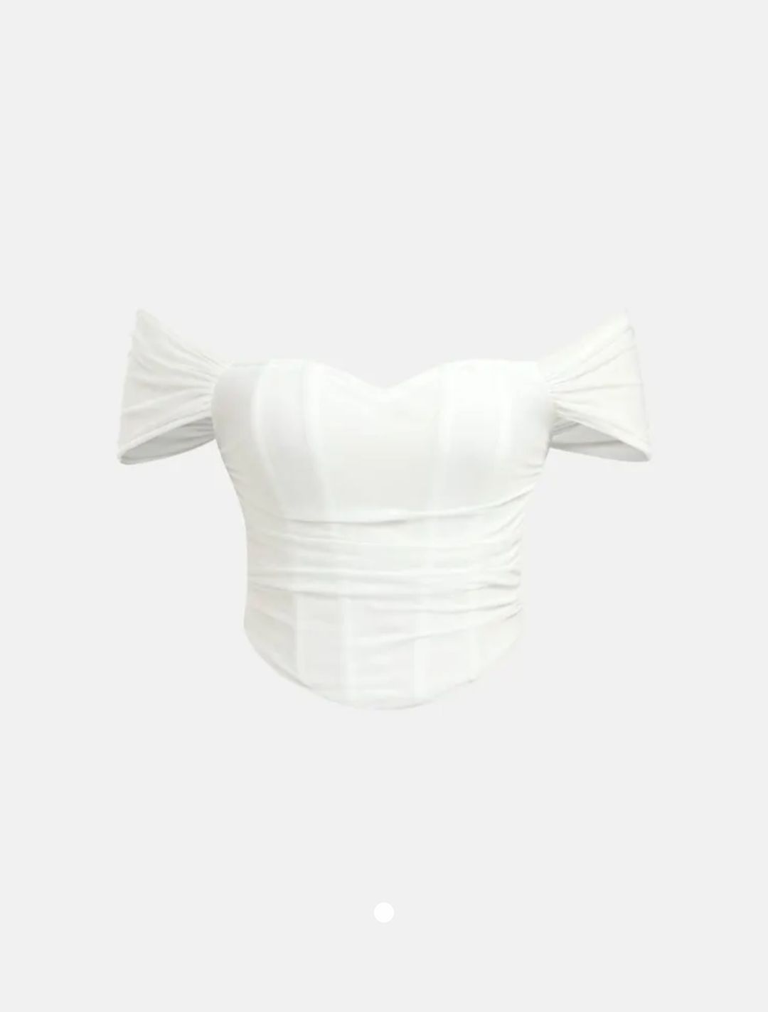 Gathered Top // White