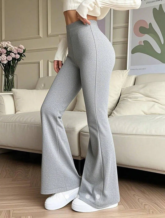 Flare Leg Pants // Grey
