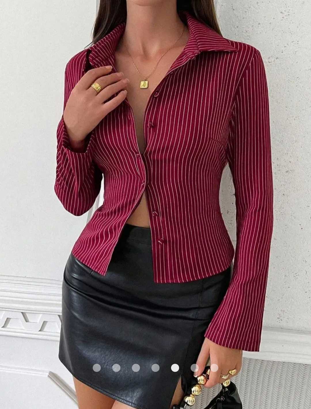 Placket Shirt // Burgundy