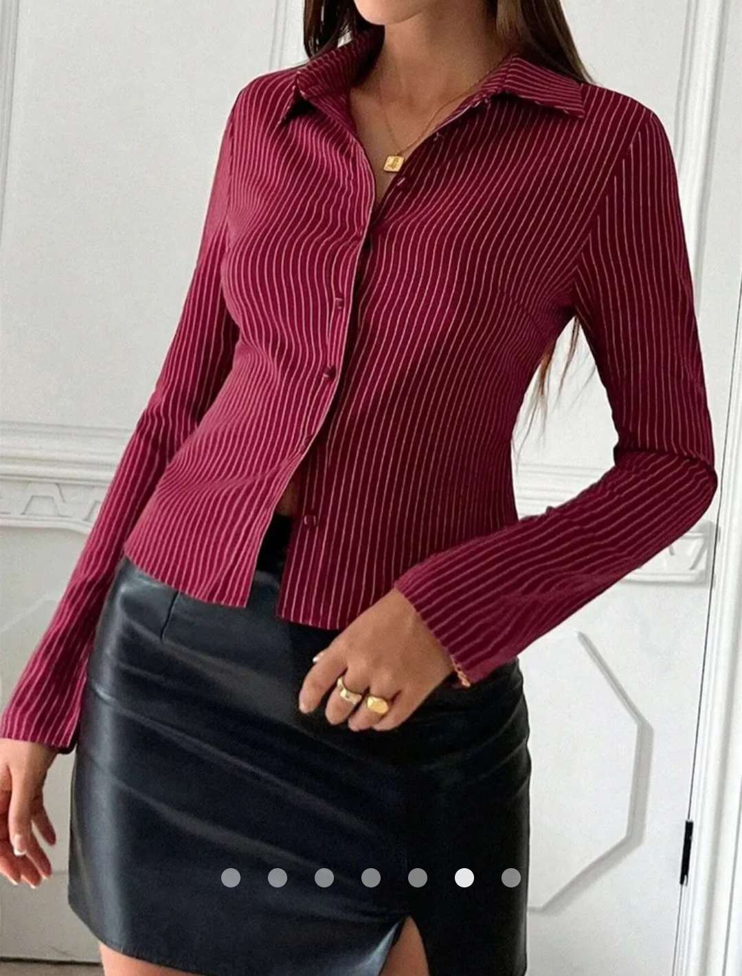 Placket Shirt // Burgundy